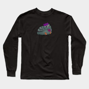 Party Crown Pigeon Long Sleeve T-Shirt